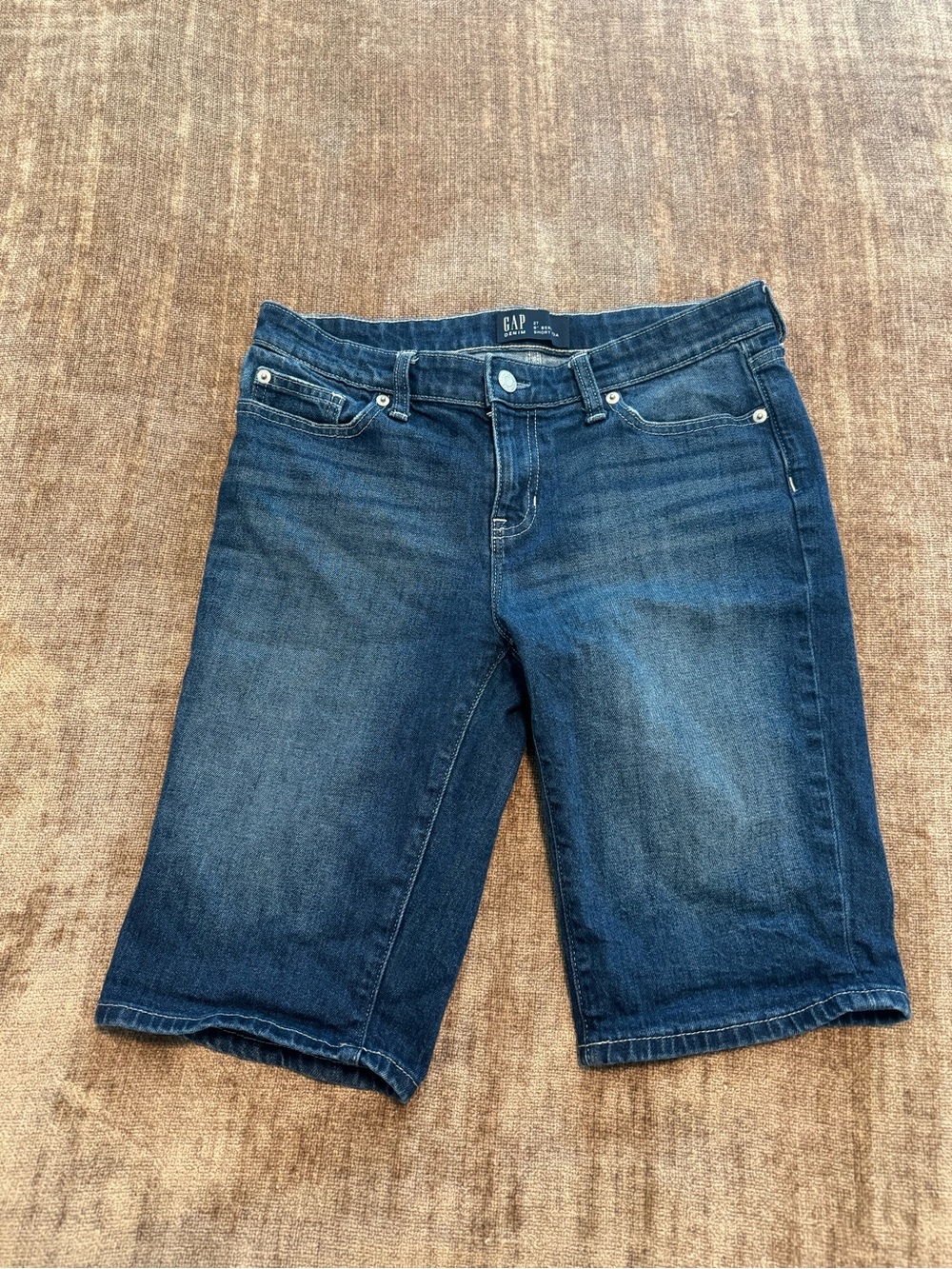 GAP Blue Denim Bermuda Shorts Size 27